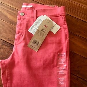 NWT Size 29 710 Levi Super Skinny